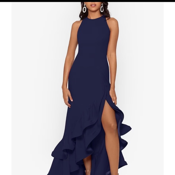 Betsy & Adam Dresses & Skirts - Navy Betsy Adam High-Low Dress